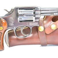 1970, S&W, Model 10-5, 38 Spl. Cal., Revolver W/ Leather Holster