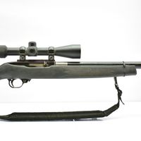 Ruger, 10/22 Carbine, 22 LR Cal., Semi-Auto W/ Scope (Butler Creek "Bull Barrel")