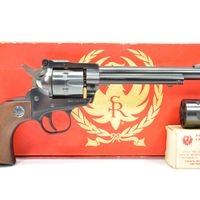 1975, Ruger, Single-Six New Model, 22 LR & Mag Cal., Revolver W/ Box & paperwork,