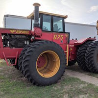 1980 Versatile Tractor model 875, 3 point, 4 hydro remotes, serial # 054930, tractor has been on the farm for 15 years. John Jones Estate, Bushnell, IL